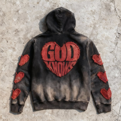 God Knows - Hooded Pull Over Sweatshirt