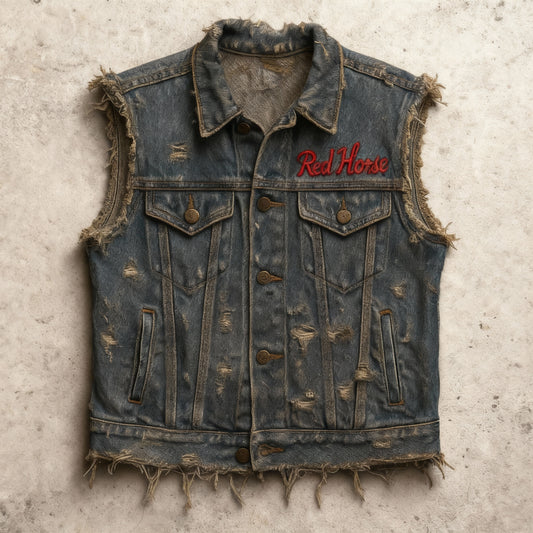 Revelations 6:4 - Denim Vest
