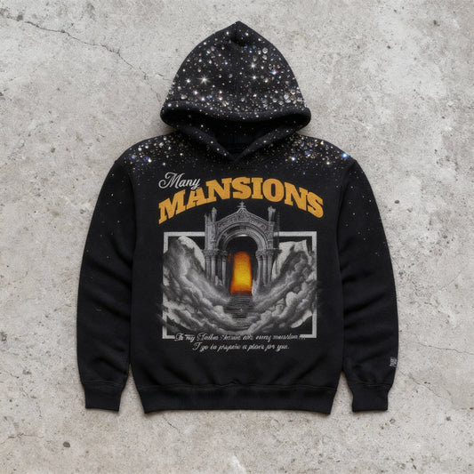 Many Mansions - Hooded Pull Over Sweatshirt